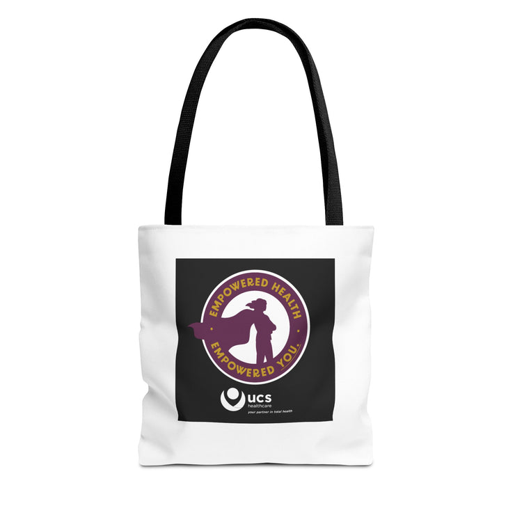 Empowered Health Tote Bag - Motivational Design for Everyday Use