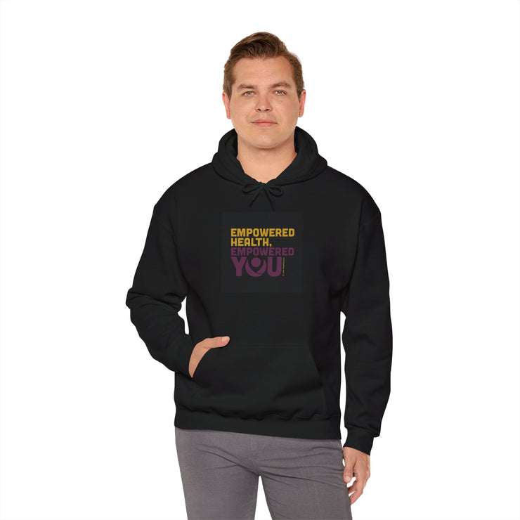 Empowered Health Unisex Hooded Sweatshirt - Motivational Hoodie for Wellness Lovers