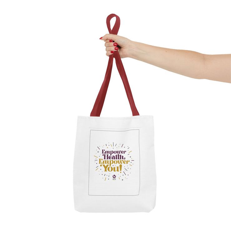 Empower Health Tote Bag - Motivational Reusable Shopping Bag