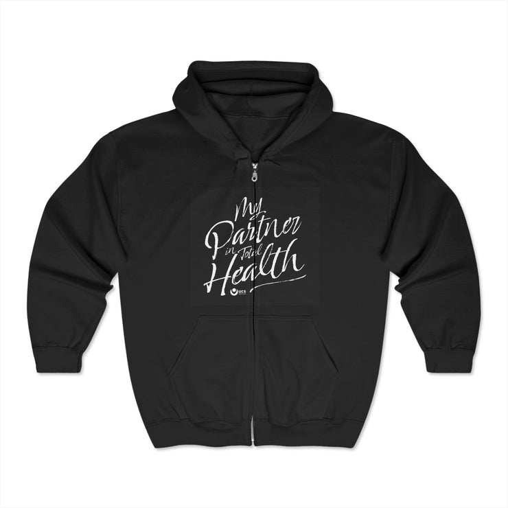 My Partner in Health Unisex Full Zip Hoodie