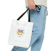 Empower Health Tote Bag - Motivational Reusable Shopping Bag