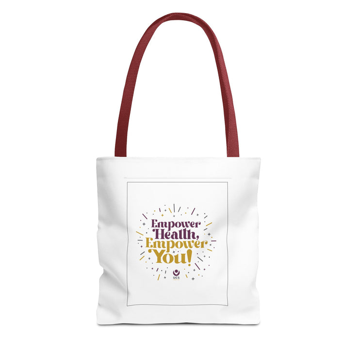 Empower Health Tote Bag - Motivational Reusable Shopping Bag