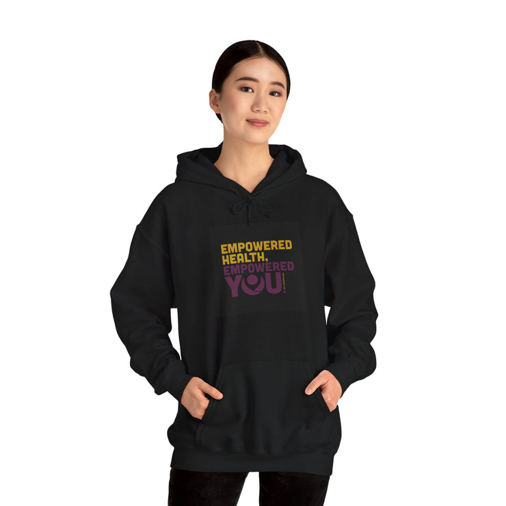 Empowered Health Unisex Hooded Sweatshirt - Motivational Hoodie for Wellness Lovers