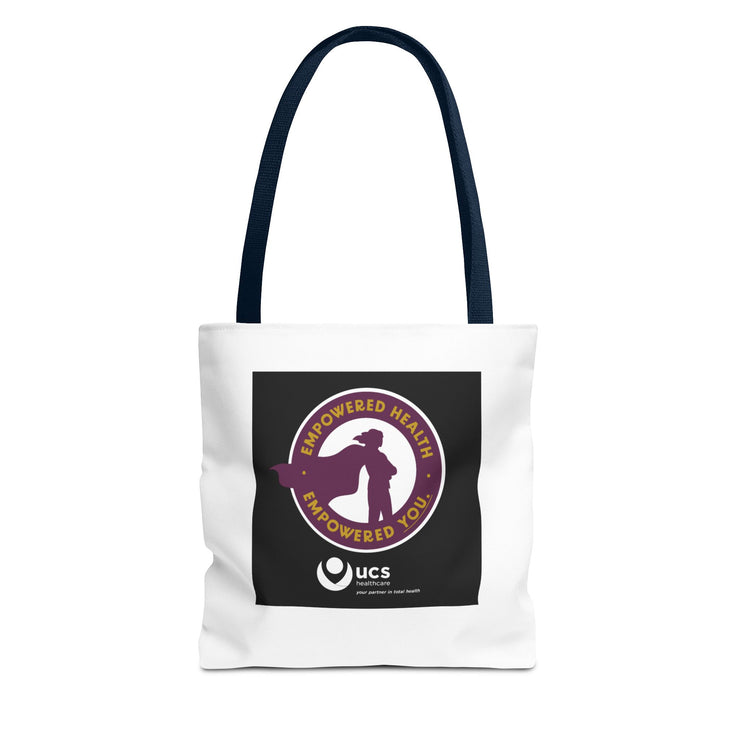 Empowered Health Tote Bag - Motivational Design for Everyday Use