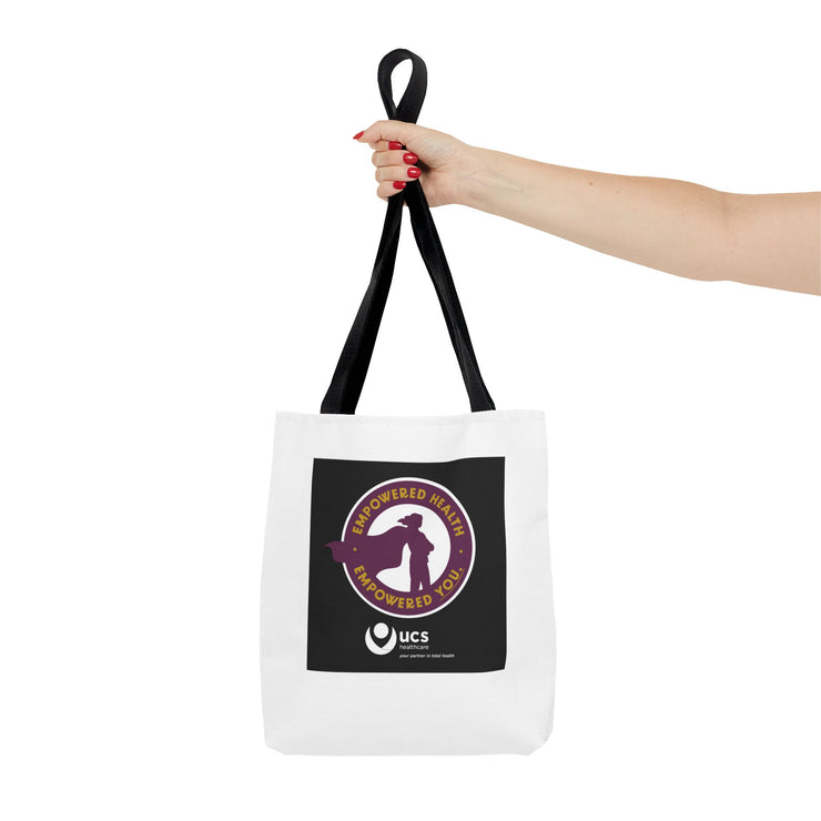 Empowered Health Tote Bag - Motivational Design for Everyday Use