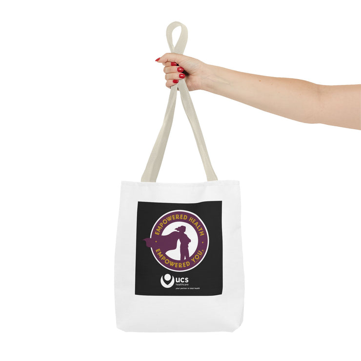 Empowered Health Tote Bag - Motivational Design for Everyday Use